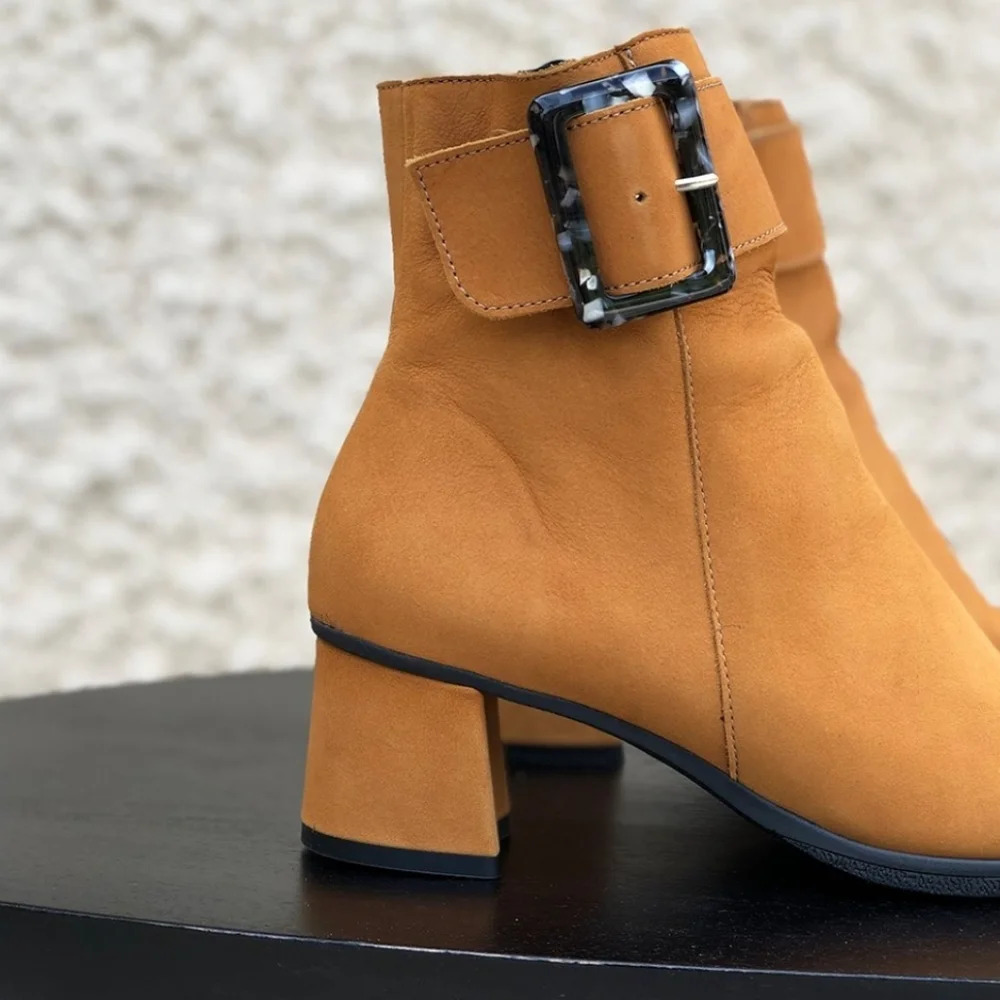 Stylish Tan Ankle Boots